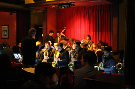 Picture of RCC Jazz Ensemble performing at Mario's